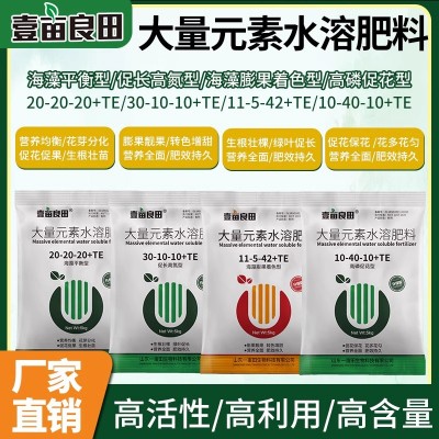 均衡型水溶性肥料大量元素含氮磷钾矿源均衡型果树蔬菜叶面冲施肥